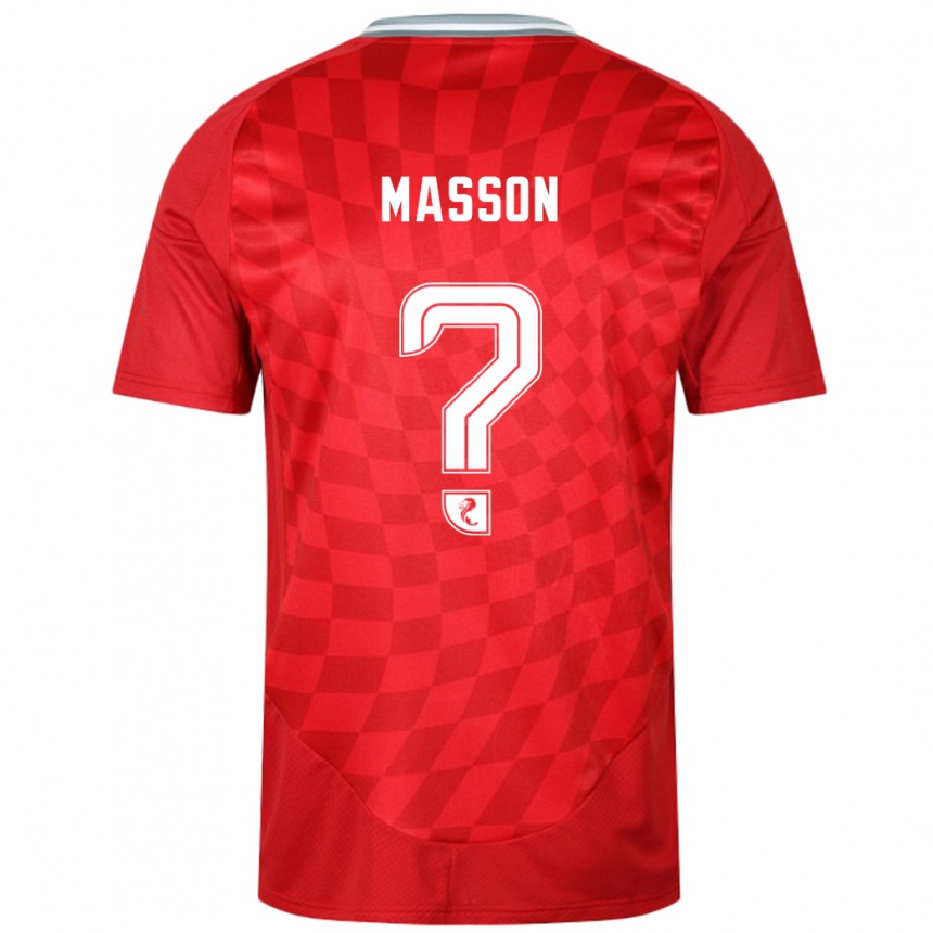 Vyrai Cooper Masson #0 Raudona Namų Marškinėliai 2024/25 T-Shirt