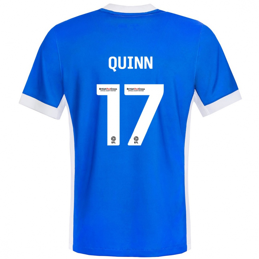 Vyrai Lucy Quinn #17 Mėlyna Balta Namų Marškinėliai 2024/25 T-Shirt