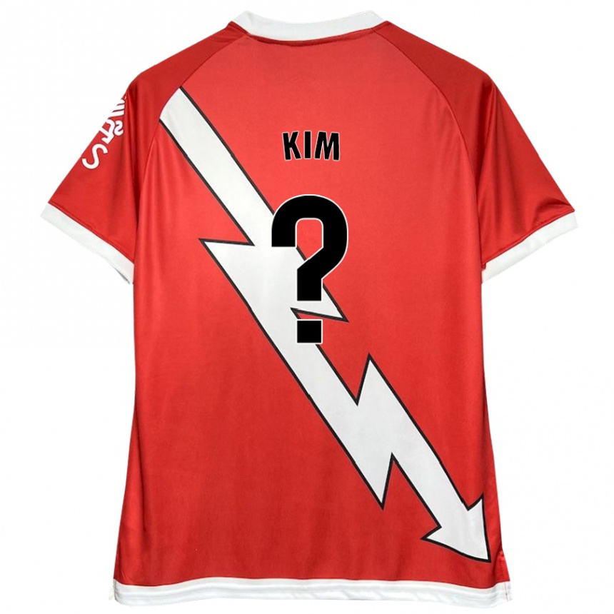 Vyrai Nathaniel Kim #0 Balta Raudona Namų Marškinėliai 2024/25 T-Shirt