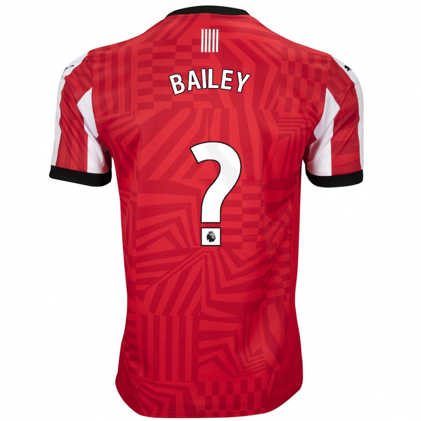 Vyrai Isaac Bailey #0 Raudona Balta Namų Marškinėliai 2024/25 T-Shirt