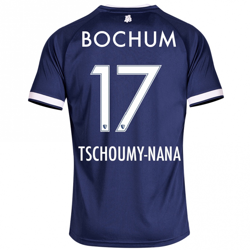 Vyrai Daryl Tschoumy-Nana #17 Tamsiai Mėlyna Namų Marškinėliai 2024/25 T-Shirt