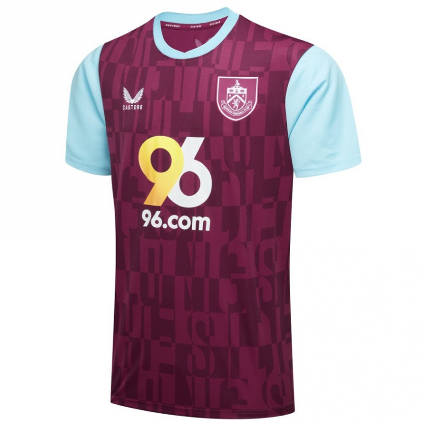 Vyrai Joe Worrall #0 Burgundijos Dangaus Mėlynas Namų Marškinėliai 2024/25 T-Shirt