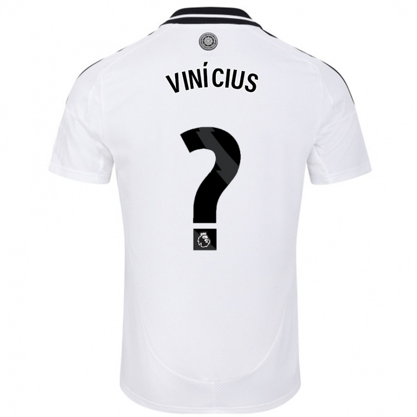 Vyrai Carlos Vinícius #0 Baltas Namų Marškinėliai 2024/25 T-Shirt