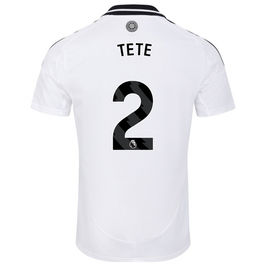 Vyrai Kenny Tete #2 Baltas Namų Marškinėliai 2024/25 T-Shirt