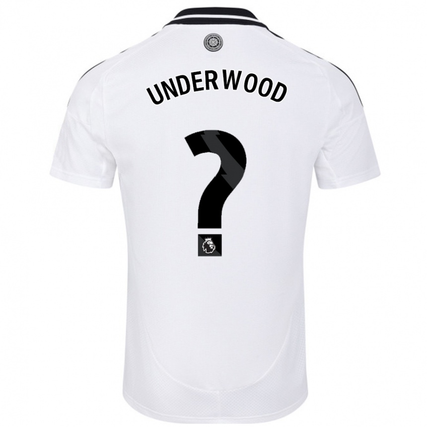 Vyrai Marco Underwood #0 Baltas Namų Marškinėliai 2024/25 T-Shirt