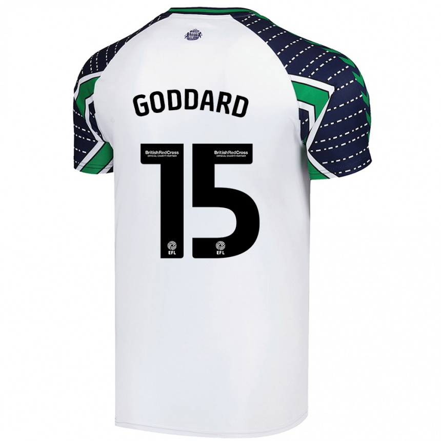 Vyrai Amy Goddard #15 Baltas Išvykos Marškinėliai 2024/25 T-Shirt