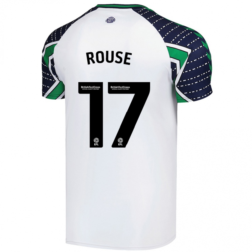 Vyrai Mollie Rouse #17 Baltas Išvykos Marškinėliai 2024/25 T-Shirt