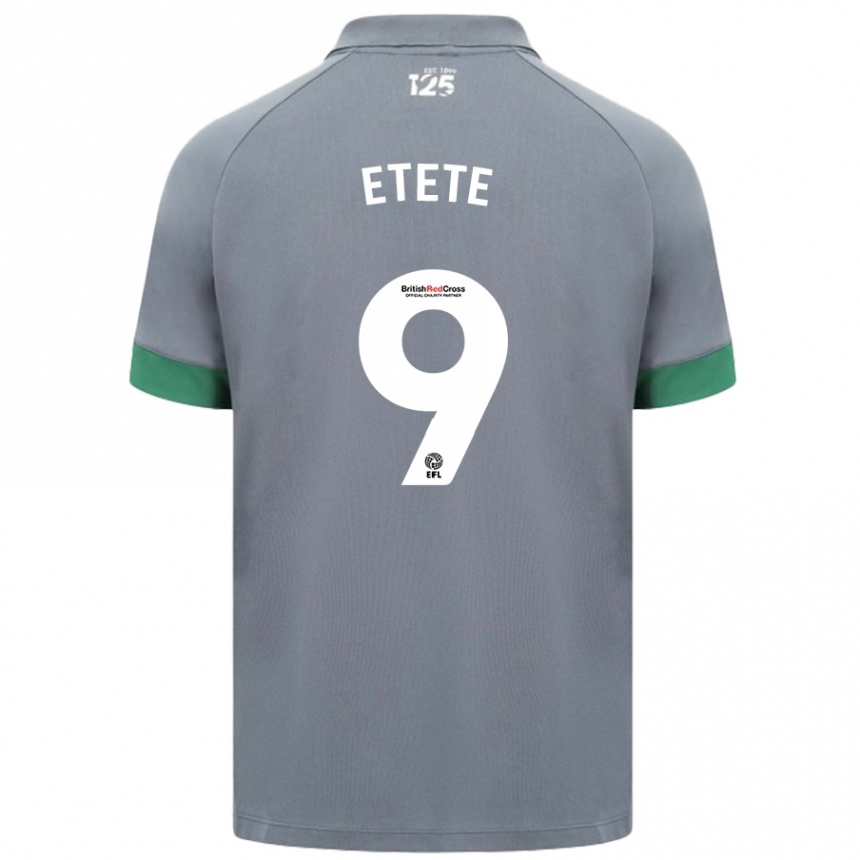 Vyrai Kion Etete #9 Tamsiai Pilka Išvykos Marškinėliai 2024/25 T-Shirt