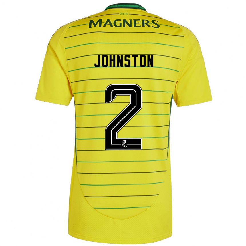 Vyrai Alistair Johnston #2 Geltona Išvykos Marškinėliai 2024/25 T-Shirt