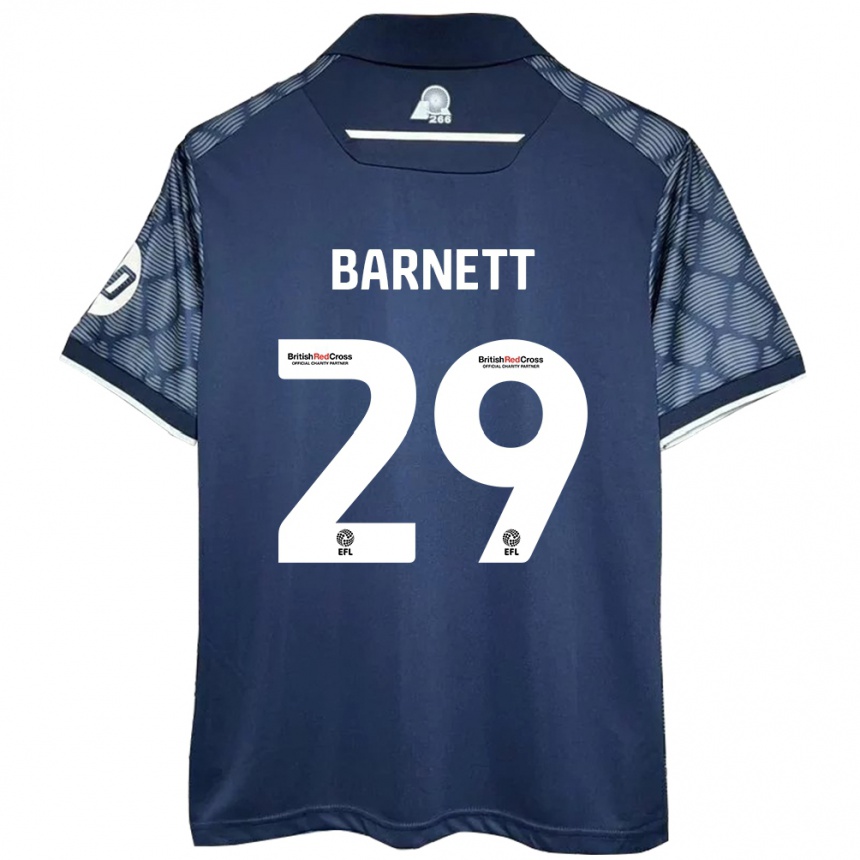 Vyrai Ryan Barnett #29 Juoda Išvykos Marškinėliai 2024/25 T-Shirt