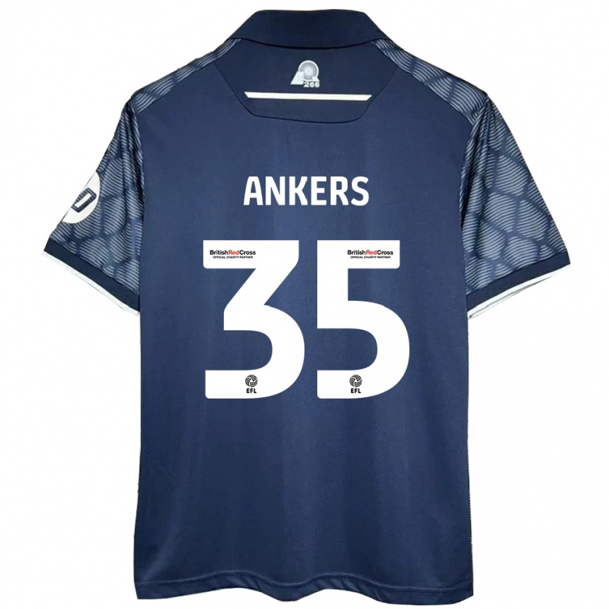 Vyrai Chloe Ankers #35 Juoda Išvykos Marškinėliai 2024/25 T-Shirt