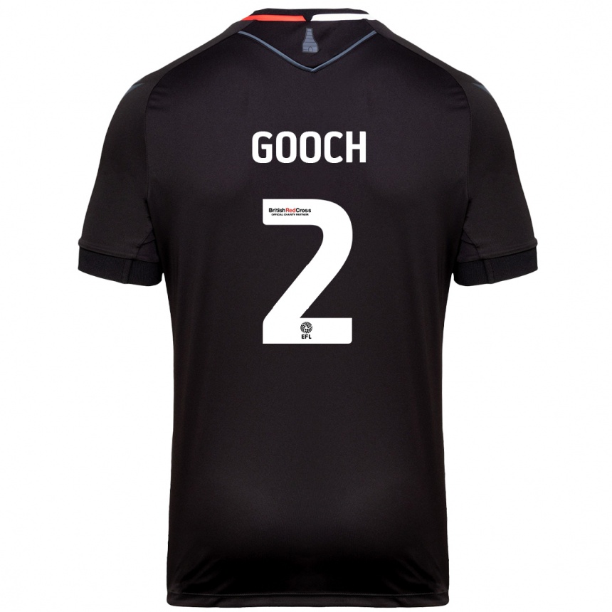 Vyrai Lynden Gooch #2 Juoda Išvykos Marškinėliai 2024/25 T-Shirt