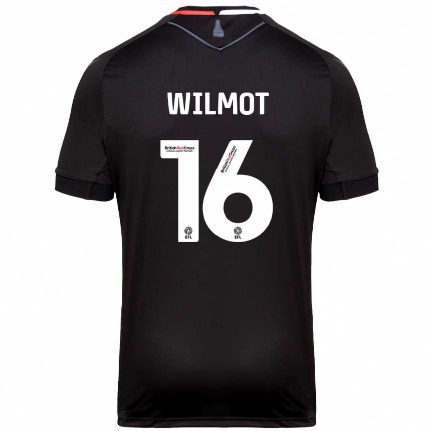 Vyrai Ben Wilmot #16 Juoda Išvykos Marškinėliai 2024/25 T-Shirt