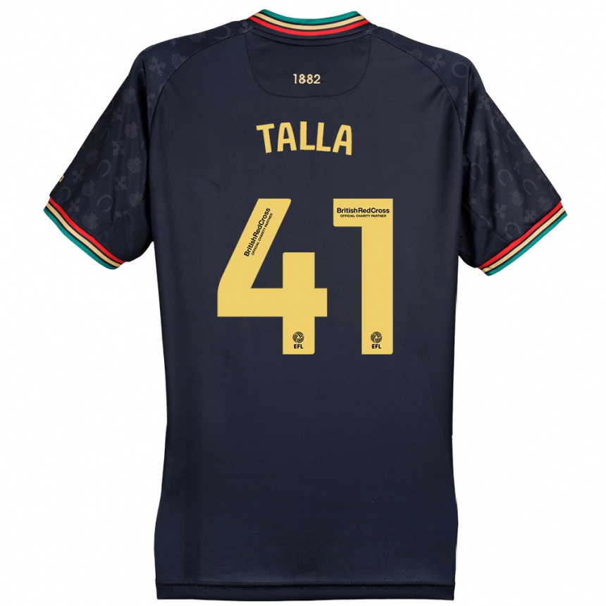 Vyrai Lorent Talla #41 Tamsiai Tamsiai Mėlyna Išvykos Marškinėliai 2024/25 T-Shirt