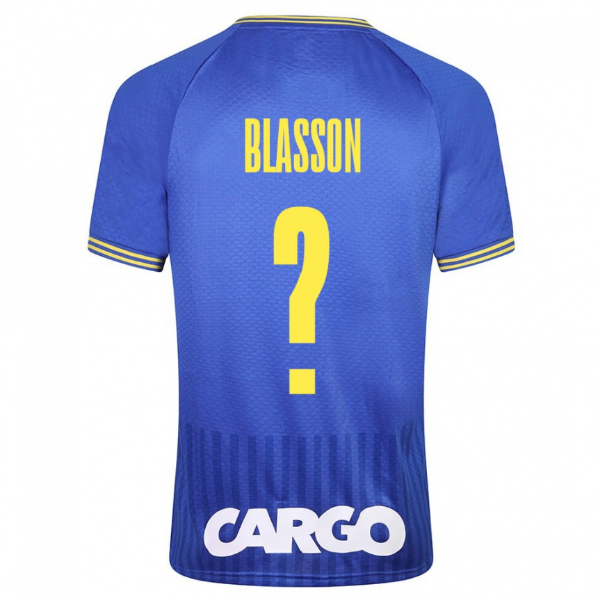 Vyrai Ariel Blasson #0 Baltas Išvykos Marškinėliai 2024/25 T-Shirt