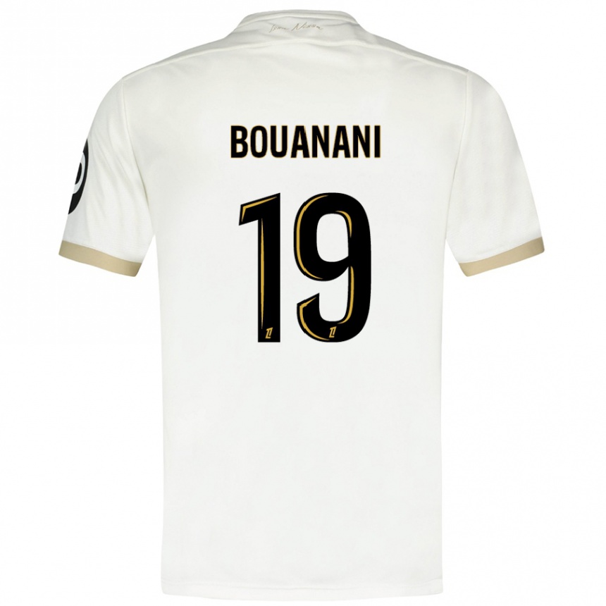 Vyrai Badredine Bouanani #19 Baltasis Auksas Išvykos Marškinėliai 2024/25 T-Shirt