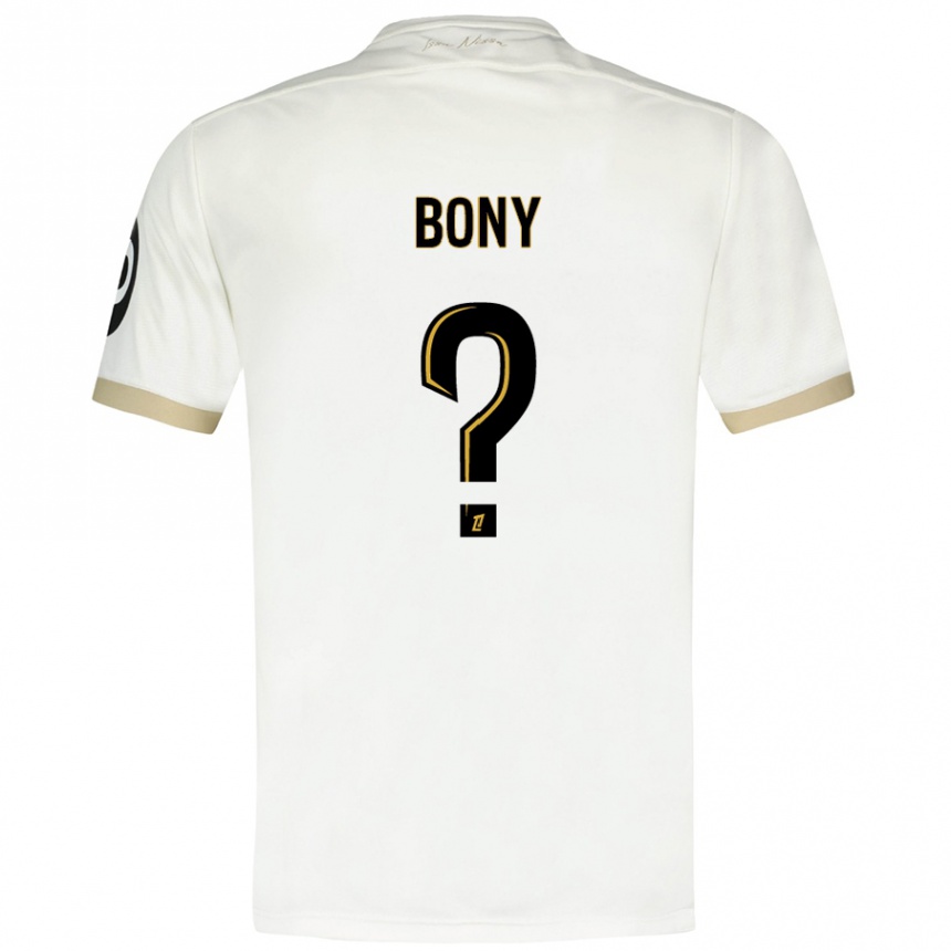 Vyrai Geoffroy Bony #0 Baltasis Auksas Išvykos Marškinėliai 2024/25 T-Shirt