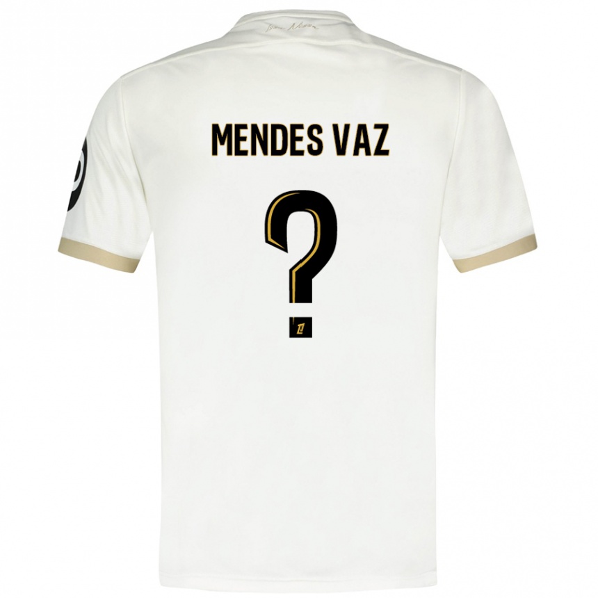 Vyrai Hernâni Mendes Vaz #0 Baltasis Auksas Išvykos Marškinėliai 2024/25 T-Shirt