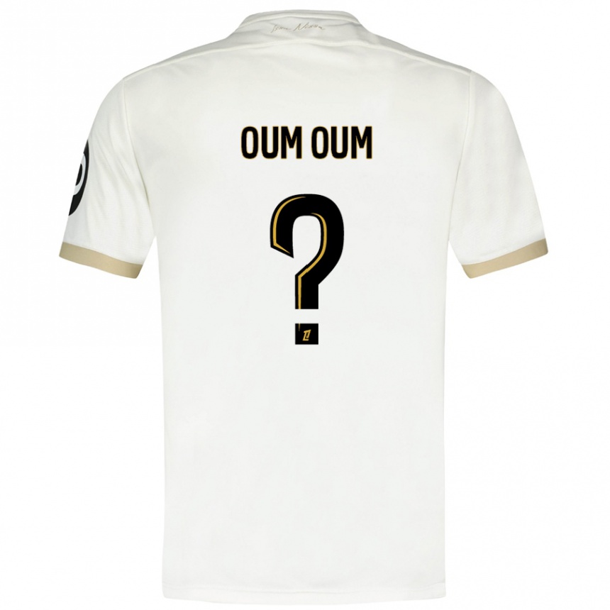 Vyrai Dorian Oum Oum #0 Baltasis Auksas Išvykos Marškinėliai 2024/25 T-Shirt