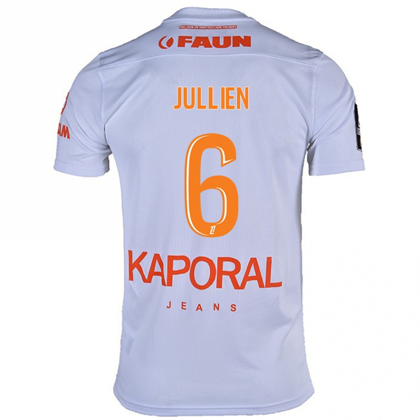 Vyrai Christopher Jullien #6 Baltas Išvykos Marškinėliai 2024/25 T-Shirt