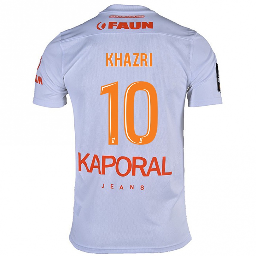 Vyrai Wahbi Khazri #10 Baltas Išvykos Marškinėliai 2024/25 T-Shirt