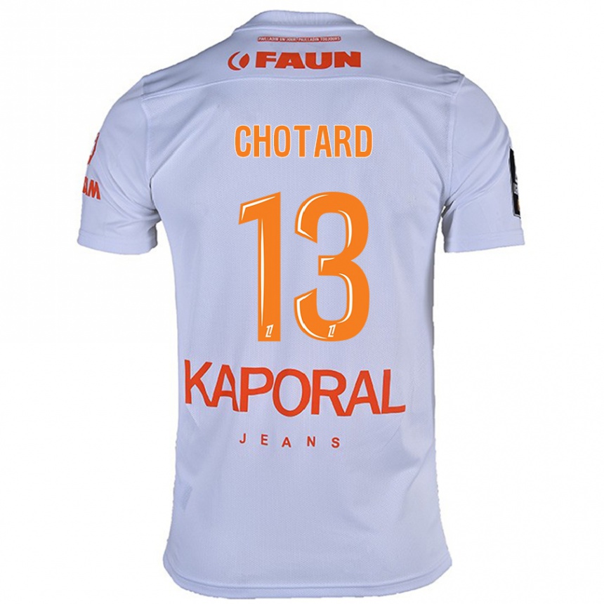 Vyrai Joris Chotard #13 Baltas Išvykos Marškinėliai 2024/25 T-Shirt