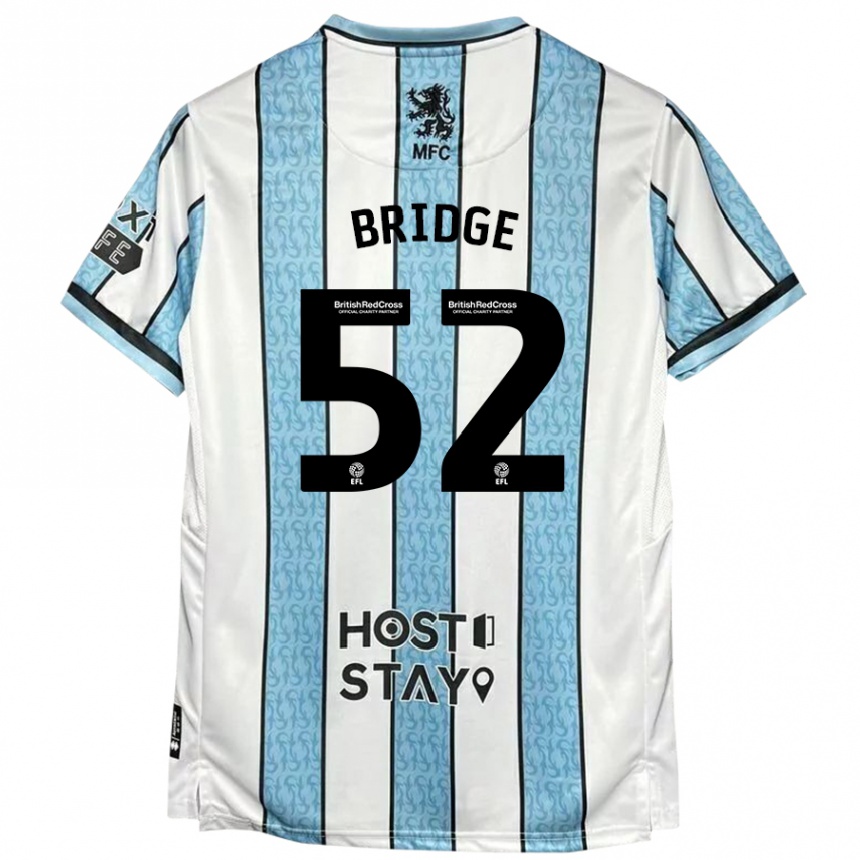 Vyrai Aj Bridge #52 Balta Mėlyna Išvykos Marškinėliai 2024/25 T-Shirt