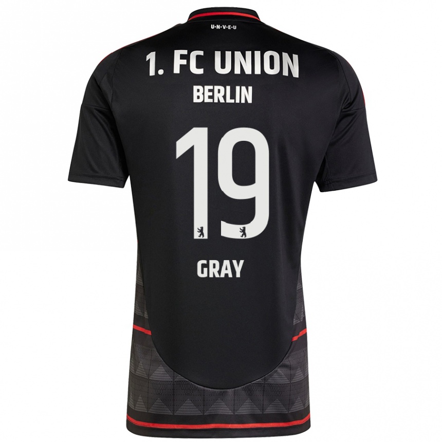 Vyrai Mekhi Gray #19 Juoda Išvykos Marškinėliai 2024/25 T-Shirt