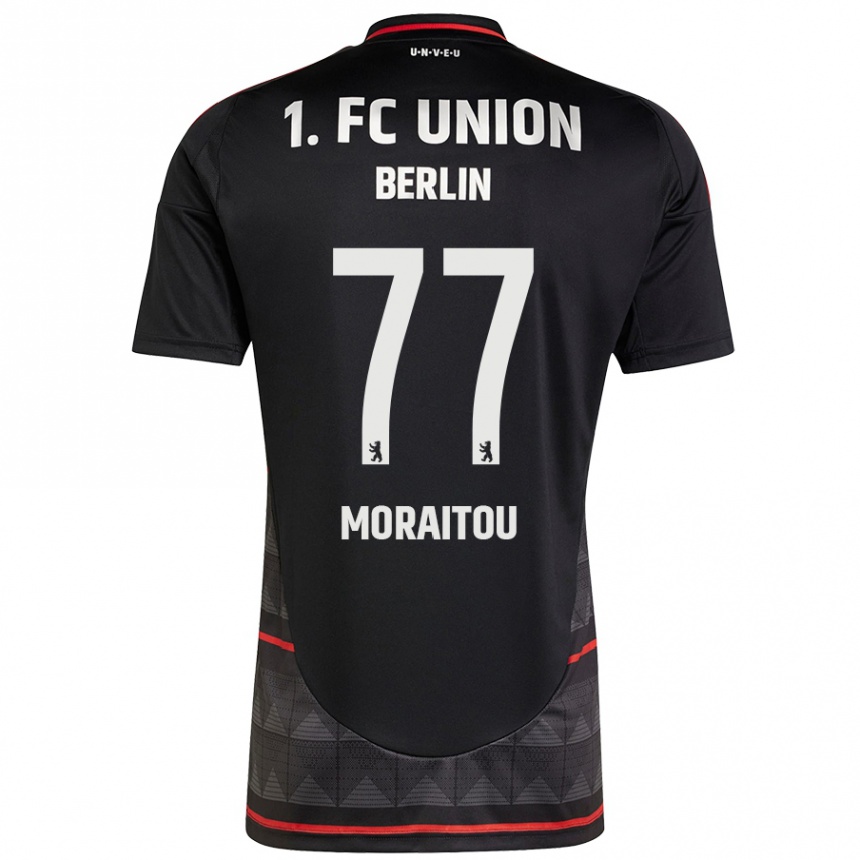 Vyrai Athanasia Moraitou #77 Juoda Išvykos Marškinėliai 2024/25 T-Shirt