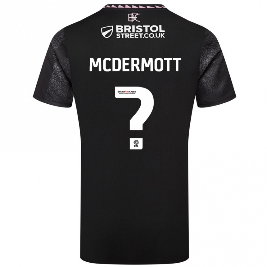 Vyrai Tommy Mcdermott #0 Juoda Išvykos Marškinėliai 2024/25 T-Shirt