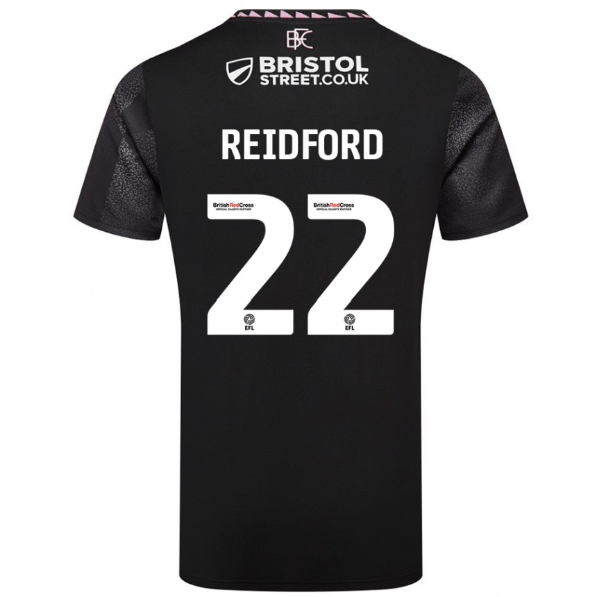 Vyrai Isabella Reidford #22 Juoda Išvykos Marškinėliai 2024/25 T-Shirt