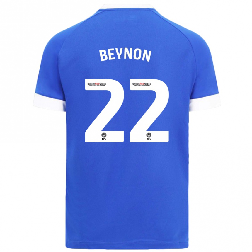 Moteriškas Emma Beynon #22 Dangaus Mėlyna Namų Marškinėliai 2024/25 T-Shirt