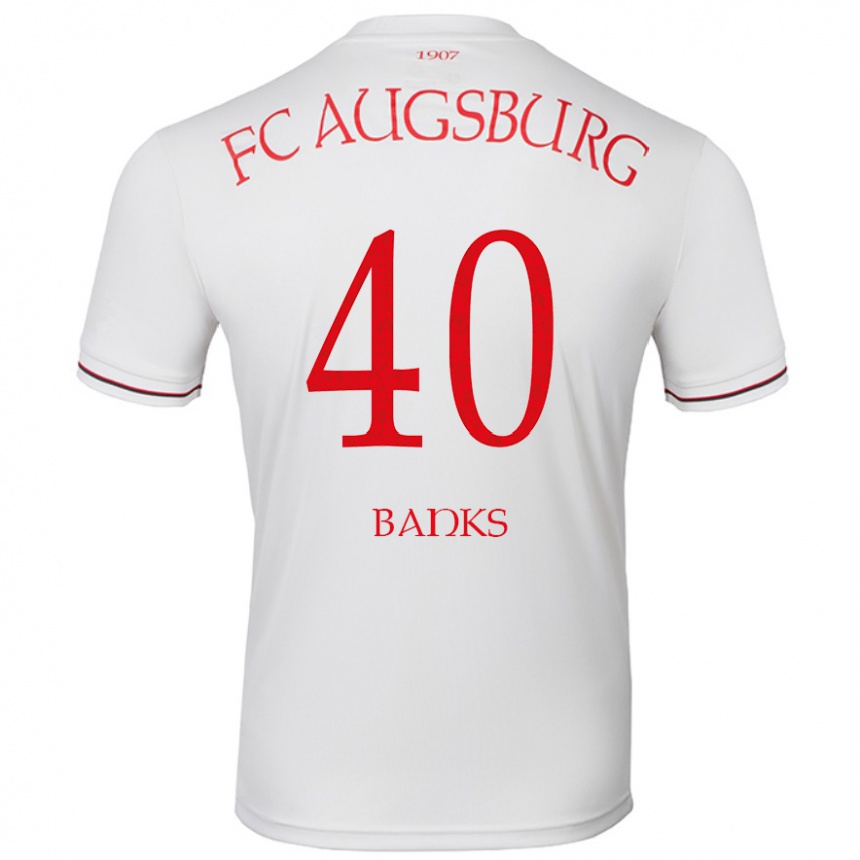 Moteriškas Noahkai Banks #40 Baltas Namų Marškinėliai 2024/25 T-Shirt