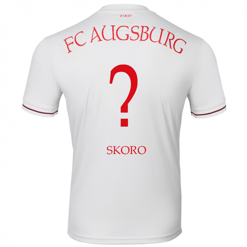 Moteriškas Luka Skoro #0 Baltas Namų Marškinėliai 2024/25 T-Shirt