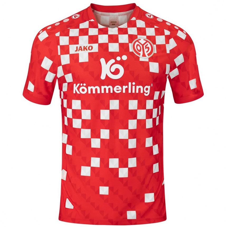 Moteriškas Bent Kärcher #0 Balta Raudona Namų Marškinėliai 2024/25 T-Shirt