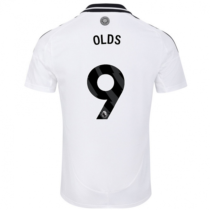 Moteriškas Ellie Olds #9 Baltas Namų Marškinėliai 2024/25 T-Shirt