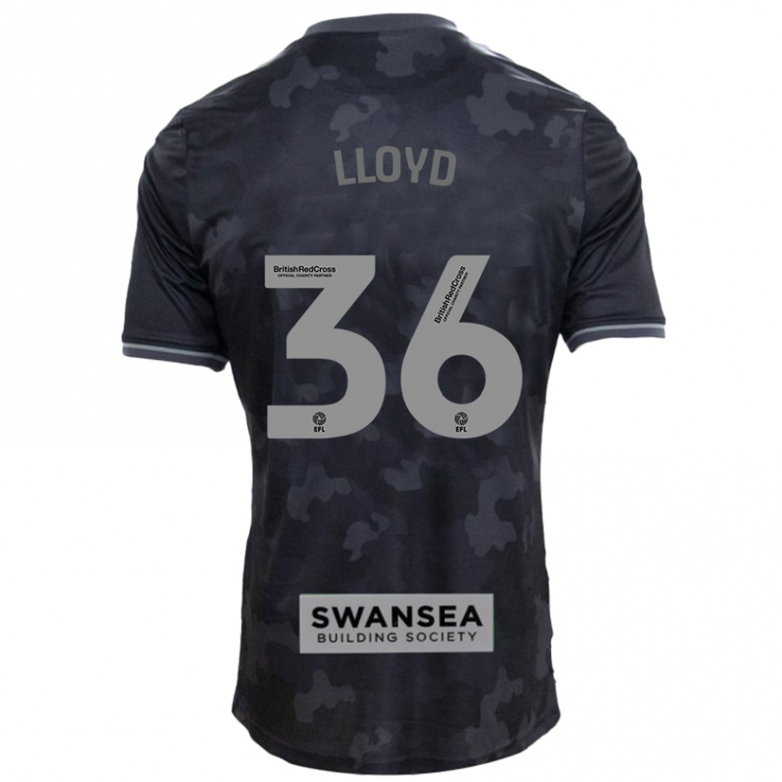 Moteriškas Ben Lloyd #36 Juoda Išvykos Marškinėliai 2024/25 T-Shirt