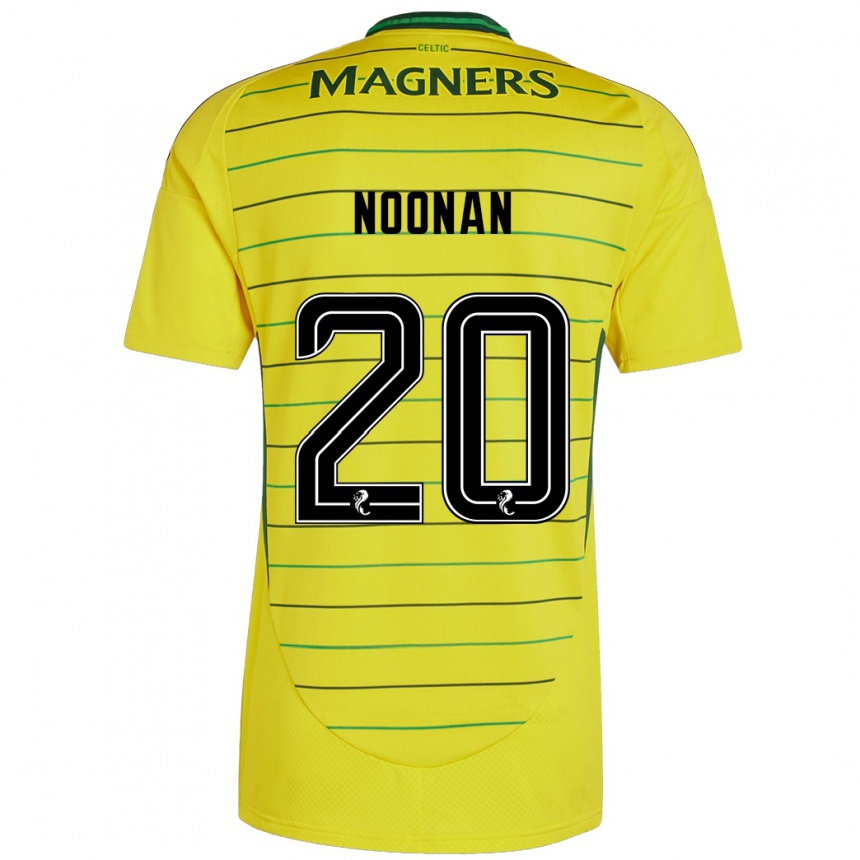 Moteriškas Saoirse Noonan #20 Geltona Išvykos Marškinėliai 2024/25 T-Shirt