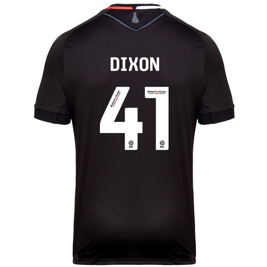 Moteriškas Jaden Dixon #41 Juoda Išvykos Marškinėliai 2024/25 T-Shirt