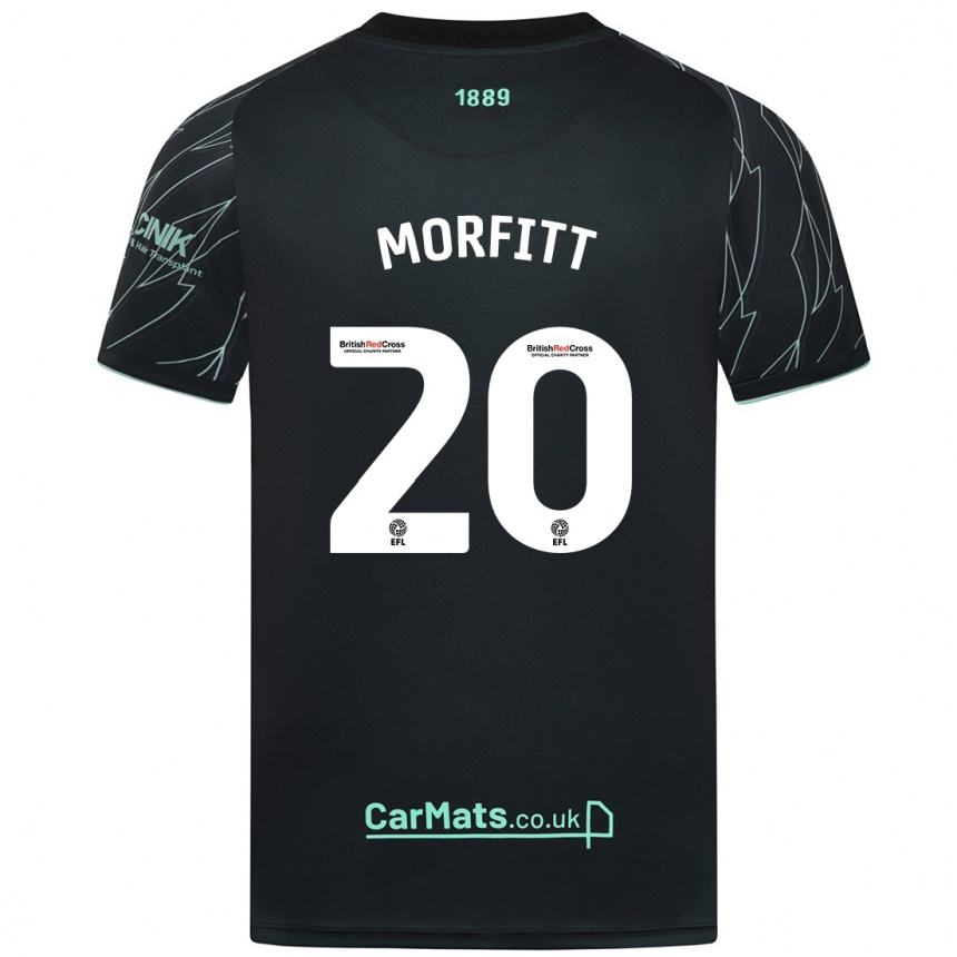 Moteriškas Izzy Morfitt #20 Juoda Žalia Išvykos Marškinėliai 2024/25 T-Shirt