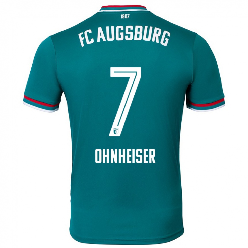 Moteriškas Nico Ohnheiser #7 Tamsiai Žalia Išvykos Marškinėliai 2024/25 T-Shirt