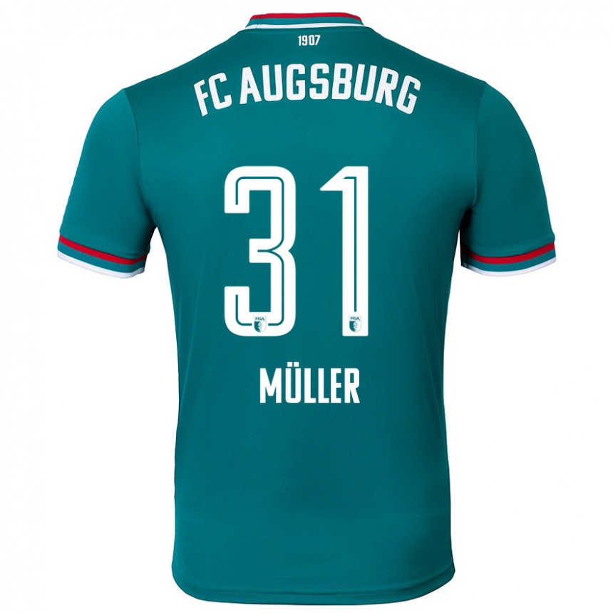 Moteriškas Noah Müller #31 Tamsiai Žalia Išvykos Marškinėliai 2024/25 T-Shirt