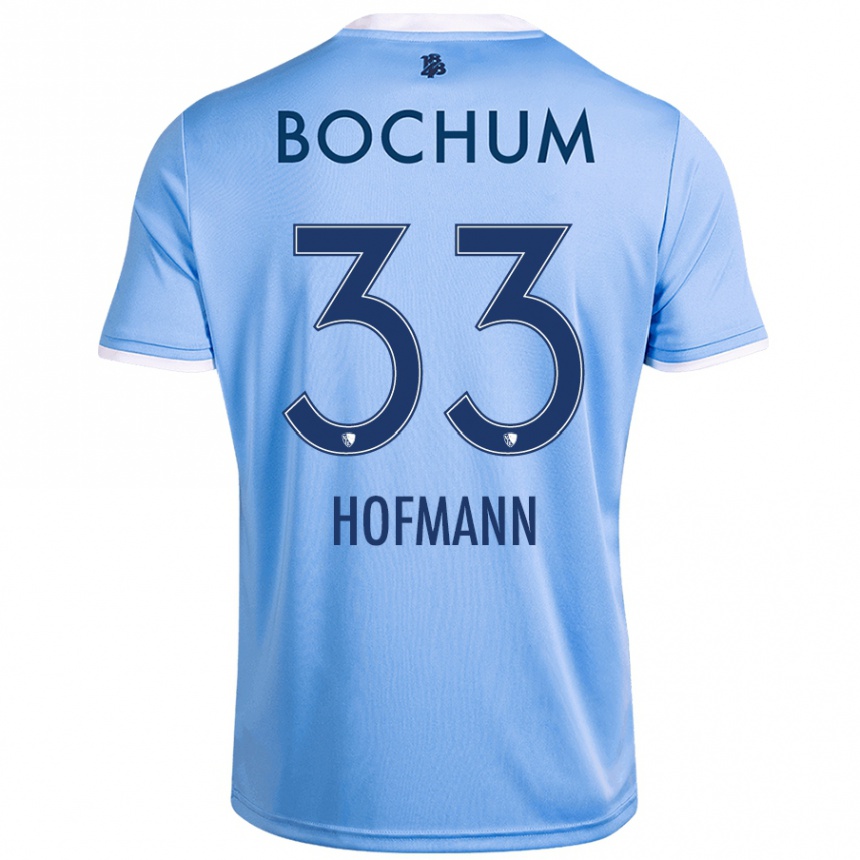 Moteriškas Philipp Hofmann #33 Dangaus Mėlyna Išvykos Marškinėliai 2024/25 T-Shirt