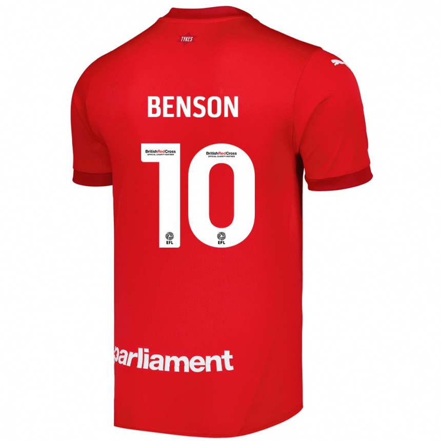 Vaikiškas Josh Benson #10 Raudona Namų Marškinėliai 2024/25 T-Shirt