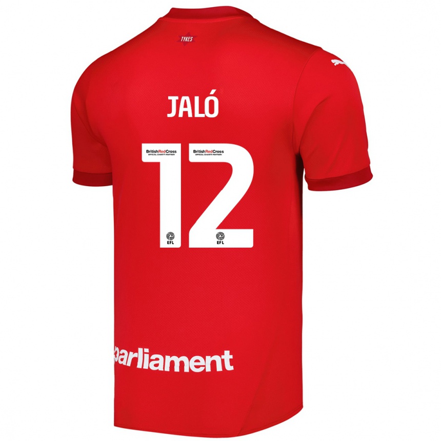 Vaikiškas Fábio Jaló #12 Raudona Namų Marškinėliai 2024/25 T-Shirt