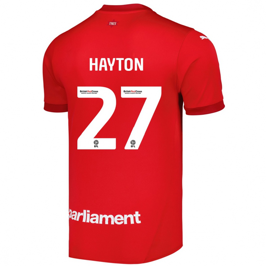 Vaikiškas Adam Hayton #27 Raudona Namų Marškinėliai 2024/25 T-Shirt