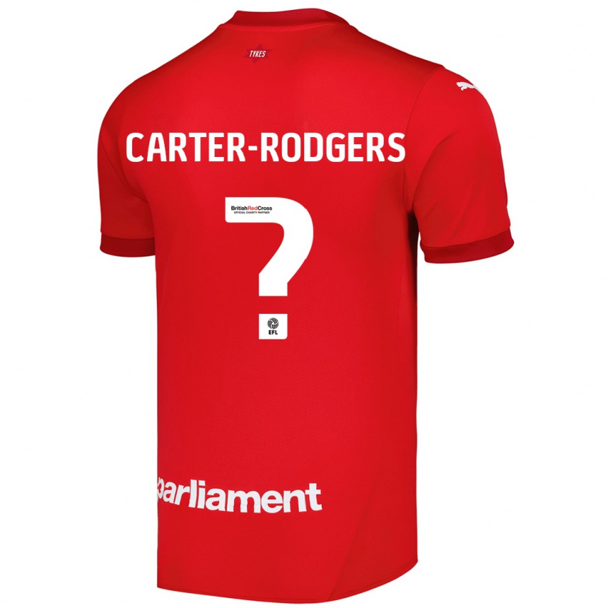 Vaikiškas Trent Carter-Rodgers #0 Raudona Namų Marškinėliai 2024/25 T-Shirt