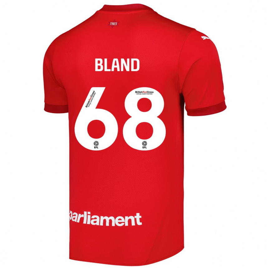 Vaikiškas Jonathan Bland #68 Raudona Namų Marškinėliai 2024/25 T-Shirt