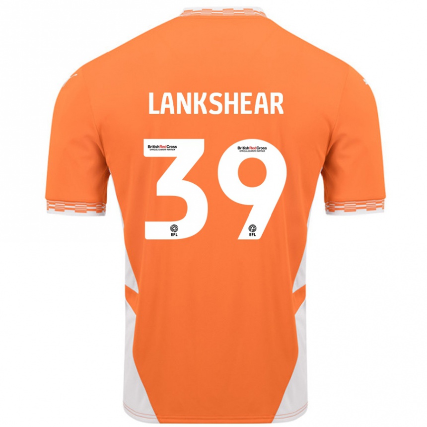 Vaikiškas Alex Lankshear #39 Oranžinė Balta Namų Marškinėliai 2024/25 T-Shirt