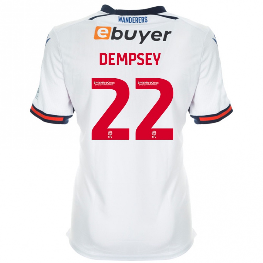 Vaikiškas Kyle Dempsey #22 Baltas Namų Marškinėliai 2024/25 T-Shirt